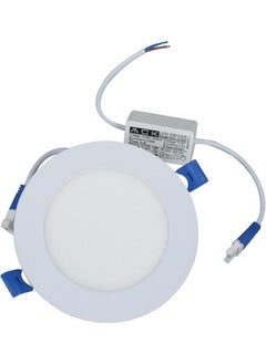 ACK 6W 6500K White Recessed Round Led Panel Luminaire AP01-00630  - Image 1