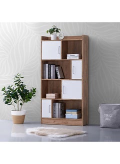 Home Box Alford Elora 4-Door Bookcase with Shelves 158 x 80 x 29.5 cm  - Image 1