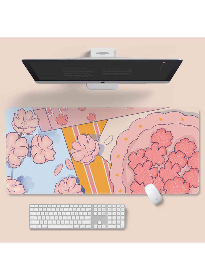 Loquat Large Anime Personality Gift Games Gaming Mouse Pad Extended Large Mat Desk Pad Stitched Edges Mousepad Long Mouse Pad And Non-Slip Rubber Base Mice Pad 900X400X3mm  - Image 1
