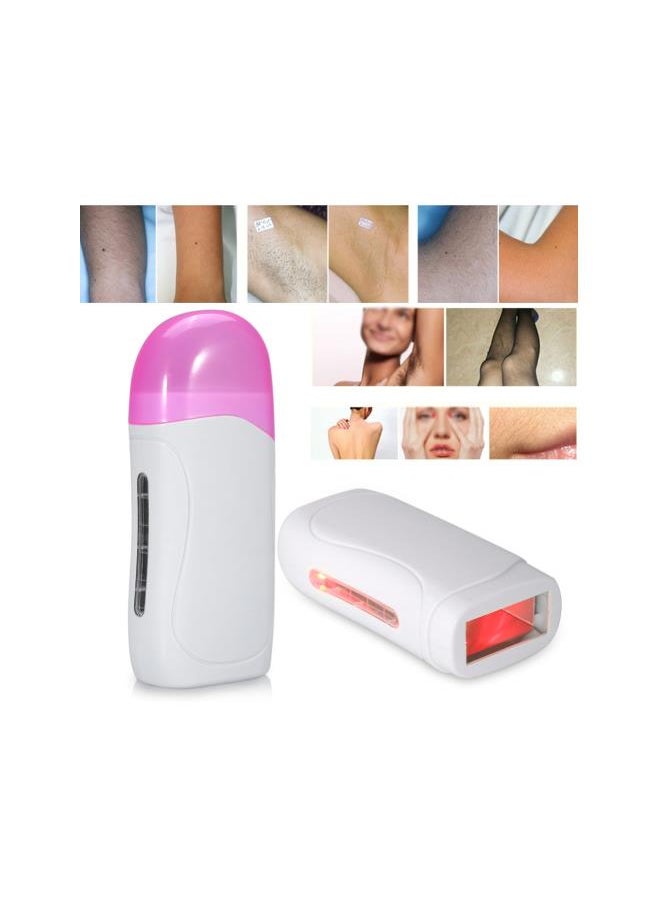 WYBOT - Hair Removal Depilatory Wax Warmer Machine, Electric Depilatory Wax Heater Cartridge Epilat Waxing for Beauty Arms Legs, Fashion 40W High Power Home Waxing Kit(European standard 220V) - Image 1