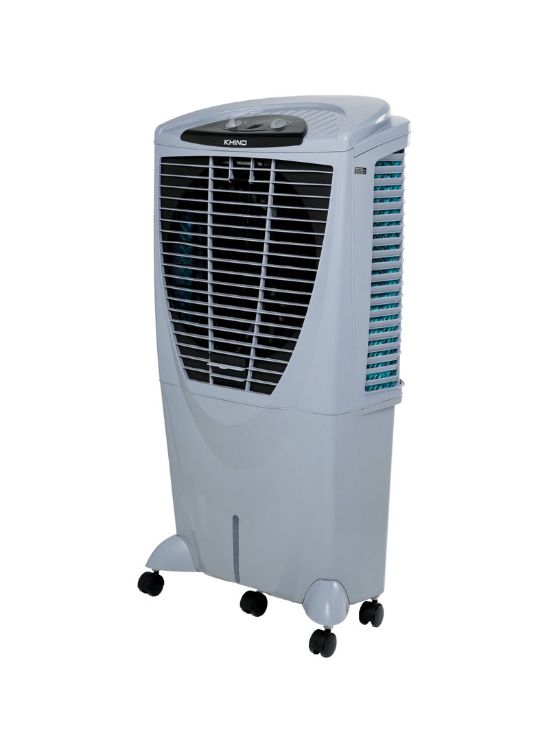KHIND - KHIND Glacier-4D Desert Cooler with 4 Dimensional Air Intake, Honeycomb Pads, Activated Silver Cation for Fresher Air- (80L, Grey) - Image 1