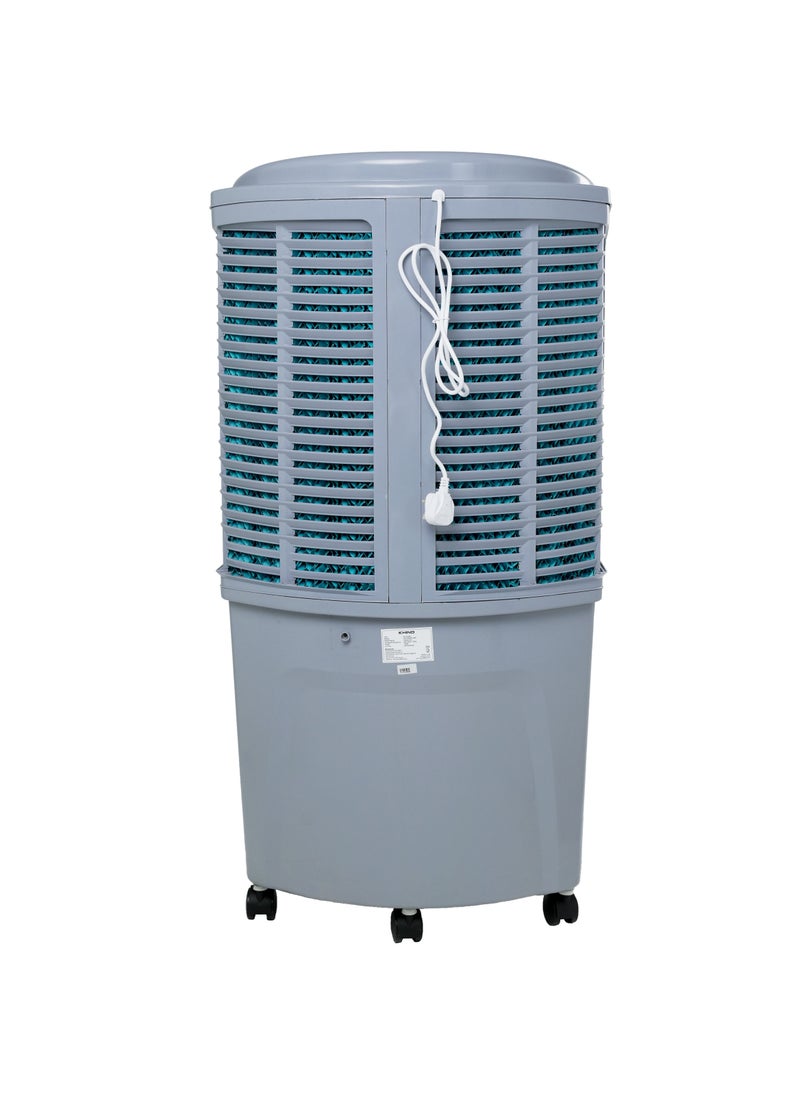KHIND - KHIND Glacier-4D Desert Cooler with 4 Dimensional Air Intake, Honeycomb Pads, Activated Silver Cation for Fresher Air- (80L, Grey) - Image 1