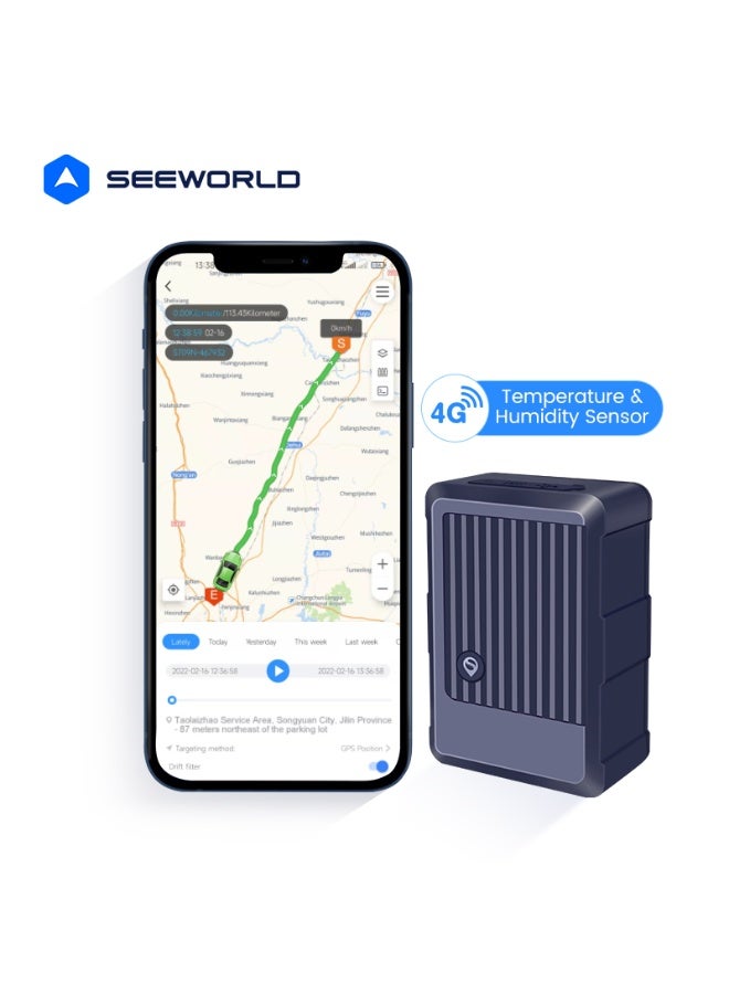 SEEWORLD W18L 4G GPS Magnetic Vehicle Tracker – 10000mAh Battery - Image 1