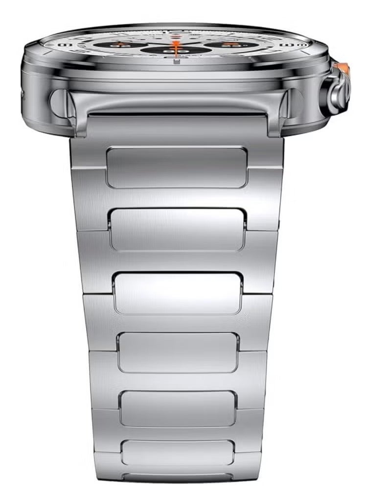 ELTRAZONE Premium Stainless Steel Band for Samsung Galaxy Watch Ultra 47mm (2024) – No-Gap Adjustable Metal Strap – Sleek & Comfortable Business Wristband for Galaxy Watch 7 Ultra 47mm – Durable Silver Replacement Bracelet for Men  - Image 2