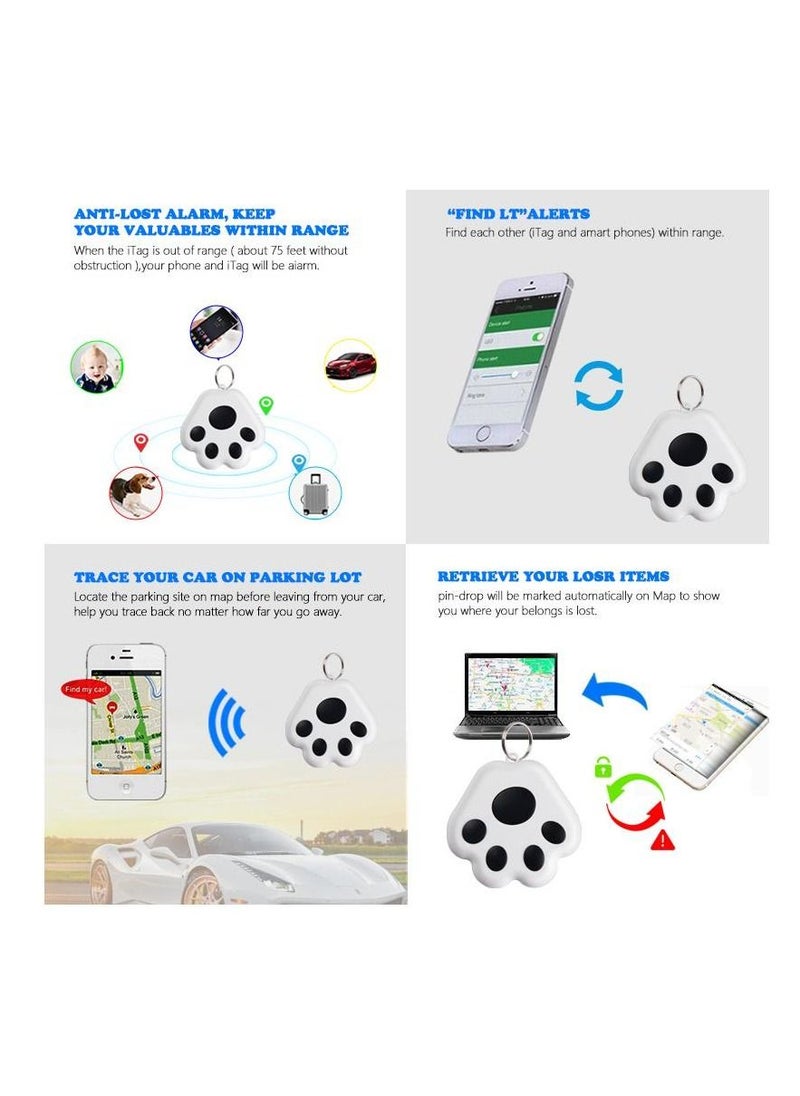 Generic - Altheqa Dog Claw Mini Gps Tracker for Dogs Cat Children Elderly Anti-Lost Device Locator Tracer Pets Collar Key Tracking black - Image 1