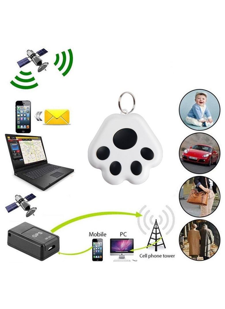 Generic - Altheqa Dog Claw Mini Gps Tracker for Dogs Cat Children Elderly Anti-Lost Device Locator Tracer Pets Collar Key Tracking black - Image 1