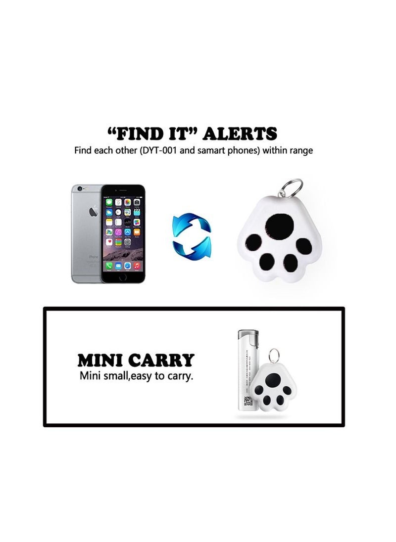 Generic - Altheqa Dog Claw Mini Gps Tracker for Dogs Cat Children Elderly Anti-Lost Device Locator Tracer Pets Collar Key Tracking black - Image 1