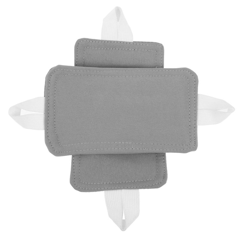 Soundproof Door Latch Cover 2 Pieces Gray for Bedroom Nursery and Office - Image 2