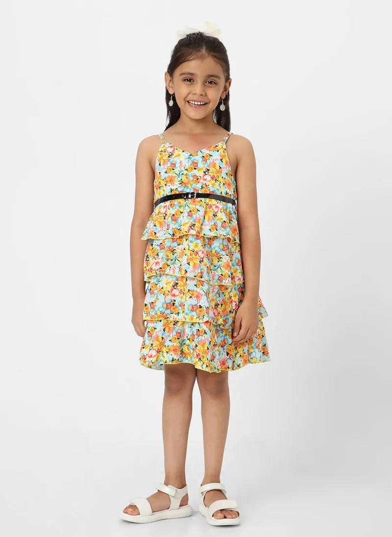 Nautinati Nautinati Girls' Printed Sleeveless Dress