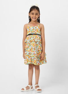 Nautinati Nautinati Girls' Printed Sleeveless Dress  - Image 1