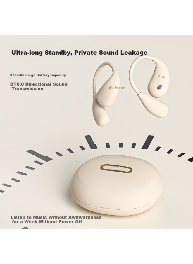 Soaiy Bfb St6pro Open-ear Bluetooth Earphones True Wireless Long Battery Life Non-in-ear Running Music Call Noise Reduction Apple Huawei Xiaomi Universal Black - Image 4