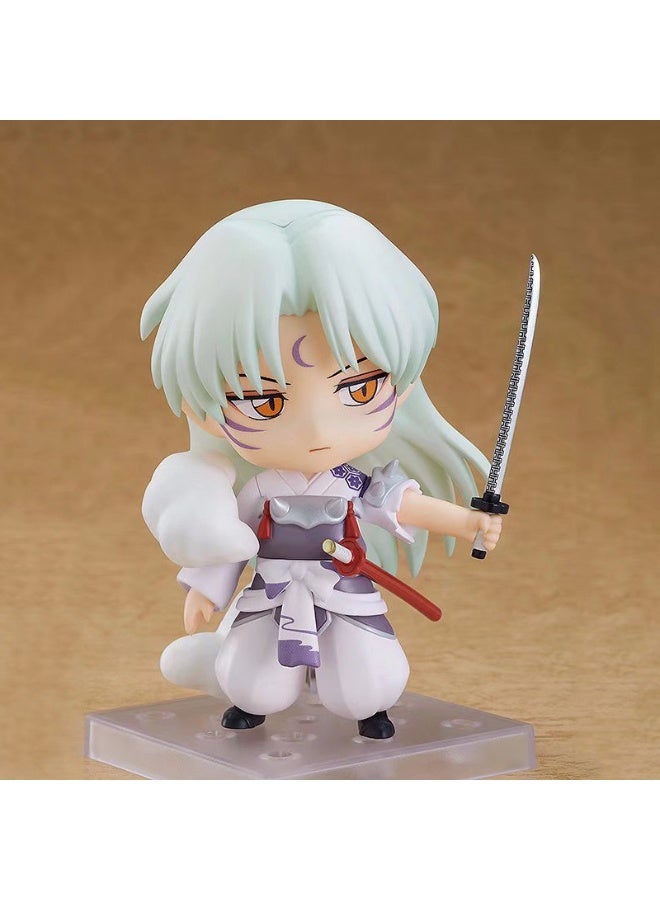 general Inuyasha Seshomaru movable Replacement Face Doll Model decoration desktop Decoration Toy Gift for family and friends - Image 2