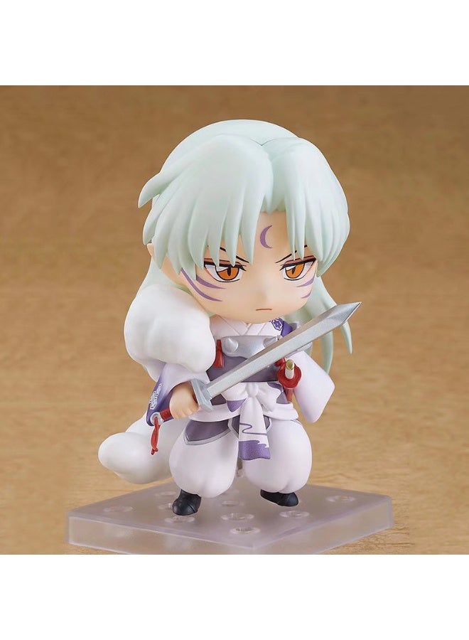 general Inuyasha Seshomaru movable Replacement Face Doll Model decoration desktop Decoration Toy Gift for family and friends - Image 3