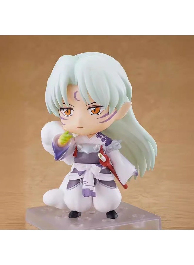 general Inuyasha Seshomaru movable Replacement Face Doll Model decoration desktop Decoration Toy Gift for family and friends - Image 4