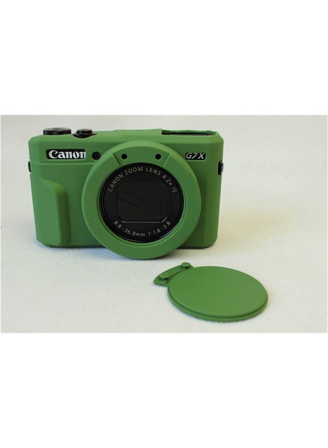 BolinUS G7 X Mark Ii Case Bolinus Fullbody Ultrathin Lightweight Rubber Soft Silicone Case Bag Cover For Canon Powershot G7 X Mark Ii Green - Image 3