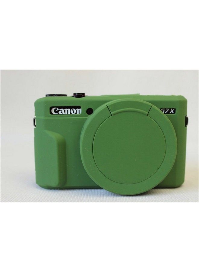 BolinUS G7 X Mark Ii Case Bolinus Fullbody Ultrathin Lightweight Rubber Soft Silicone Case Bag Cover For Canon Powershot G7 X Mark Ii Green - Image 2