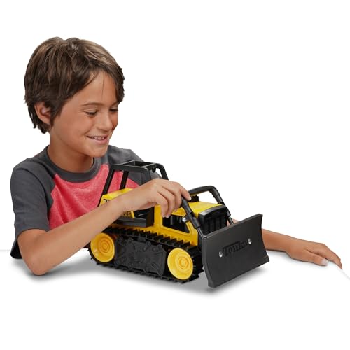 Tonka Steel Bulldozer Vehicle, Yellow - Image 1