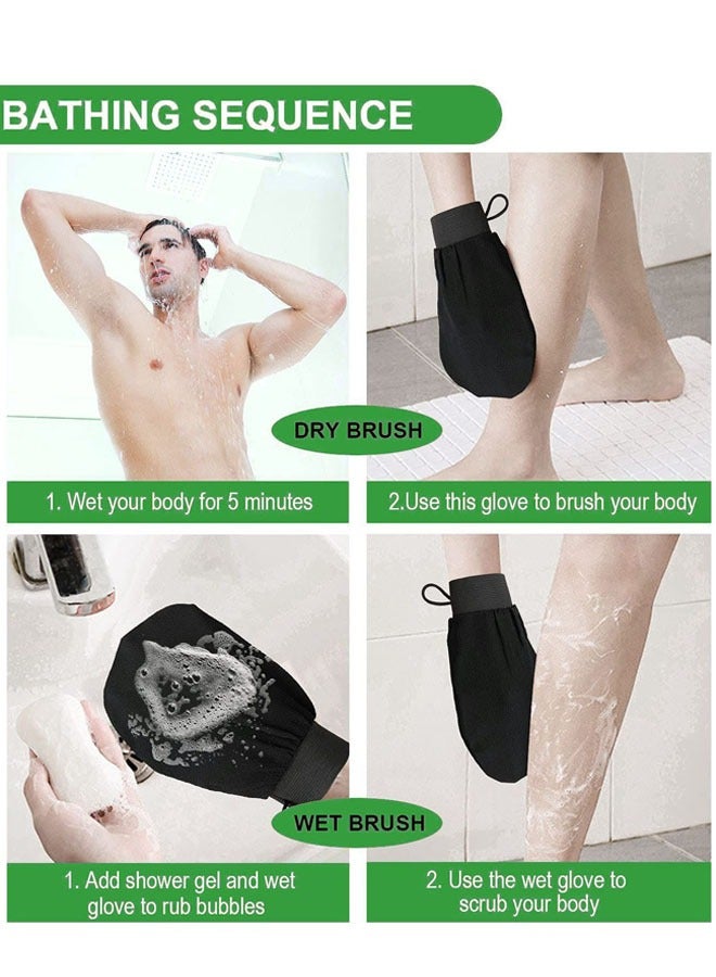 Korean Loofah for Peeling and Body Cleaning，Korea Exfoliating Scrub Bath Towel Rubbing Mud Painless Skin Strong Decontamination Portable Adult Cleaning Bath Towel  - Image 5