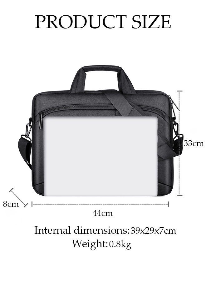 DUNISO 15 Inch Laptop Bag with Multi Compartment Lightweight Laptop Hand Bag Crossbody Bag Travel Business Briefcase Water-Resistant Dust-proof Shoulder Messenger Bag for Men and Women Work Office - Image 4