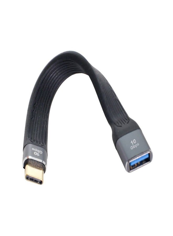 chenyang USB 3.0 Type A Female to USB-C USB 3.1 Type C Male Host OTG Flat Slim FPC Data Cable for Laptop & Phone - Image 2