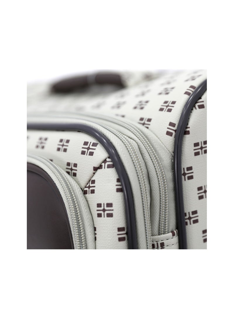 SONADA Travel Luggage Sets 3 Piece Soft Side Trolley, TSA Lock, Lightweight with 360° Double Wheels,Beige  (20"/24"/28") - Image 3