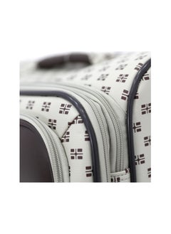 SONADA Travel Luggage Sets 3 Piece Soft Side Trolley, TSA Lock, Lightweight with 360° Double Wheels,White  (20"/24"/28")  - Image 4