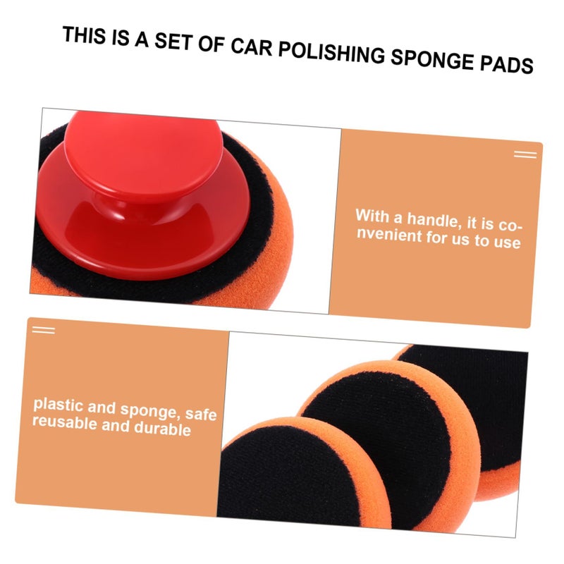 12Pcs Car Polishing Pads Set for Waxing Scratch Removal Detailing Sponge - Image 5