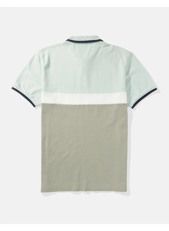 امريكان ايجل Logo Detail Short Sleeve Polo Shirt