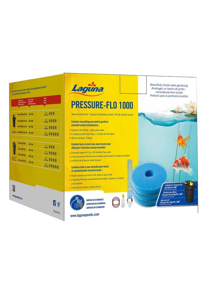 طقم خدمة Laguna Pressure-Flo 1000، طقم صيانة فلتر البركة للربيع، أبيض (PT1695)