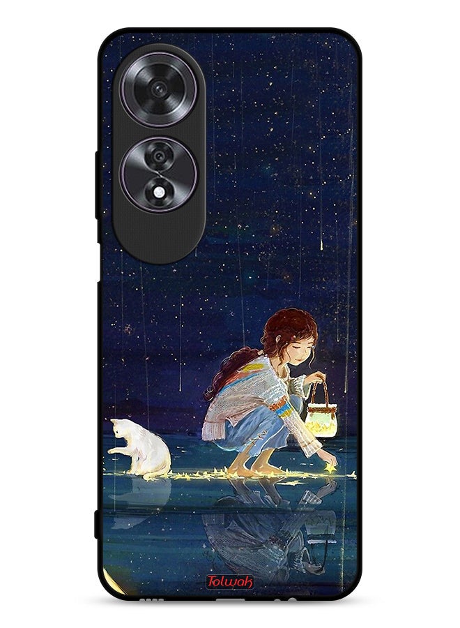 Tolwak Oppo A60 Protective Case Cover Collecting Stars Art - Image 1