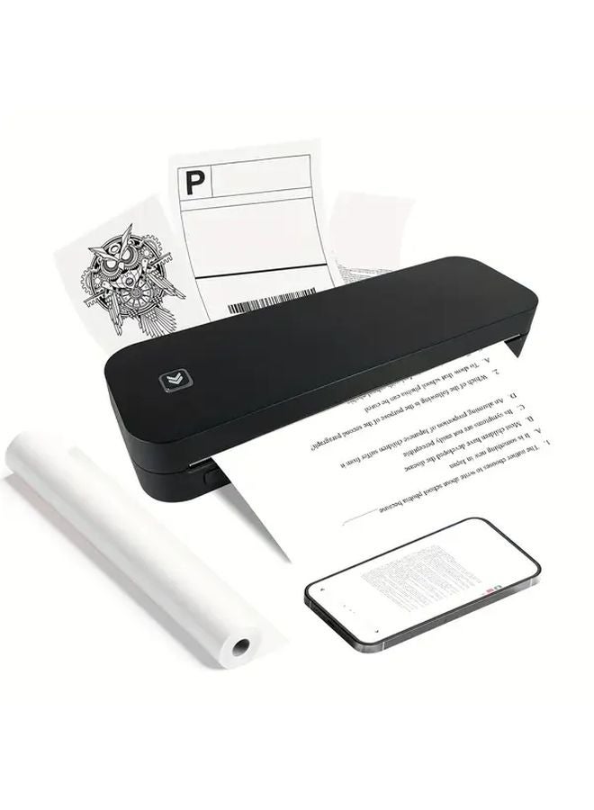 MARKLIFE D210 Mini A4 Thermal Printer White Portable Wireless USB Battery Powered - Image 1