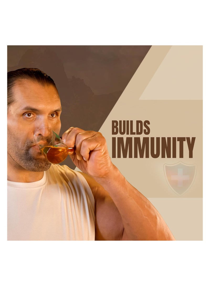 UPAKARMA Premium Ayurvedic Pure and Natural Shilajit Gold Resin 20g Pack of 3 - Image 2