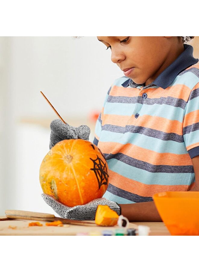 Cutting Gloves Cut Resistant Safe Gloves for Cooking,Whittling,DIY High Performance Level 5 Protection, Food Grade (Color : 0007-grey-L) - Image 4