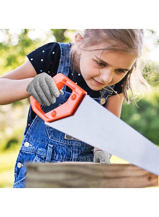 Cutting Gloves Cut Resistant Safe Gloves for Cooking,Whittling,DIY High Performance Level 5 Protection, Food Grade (Color : 0007-grey-L) - Image 5