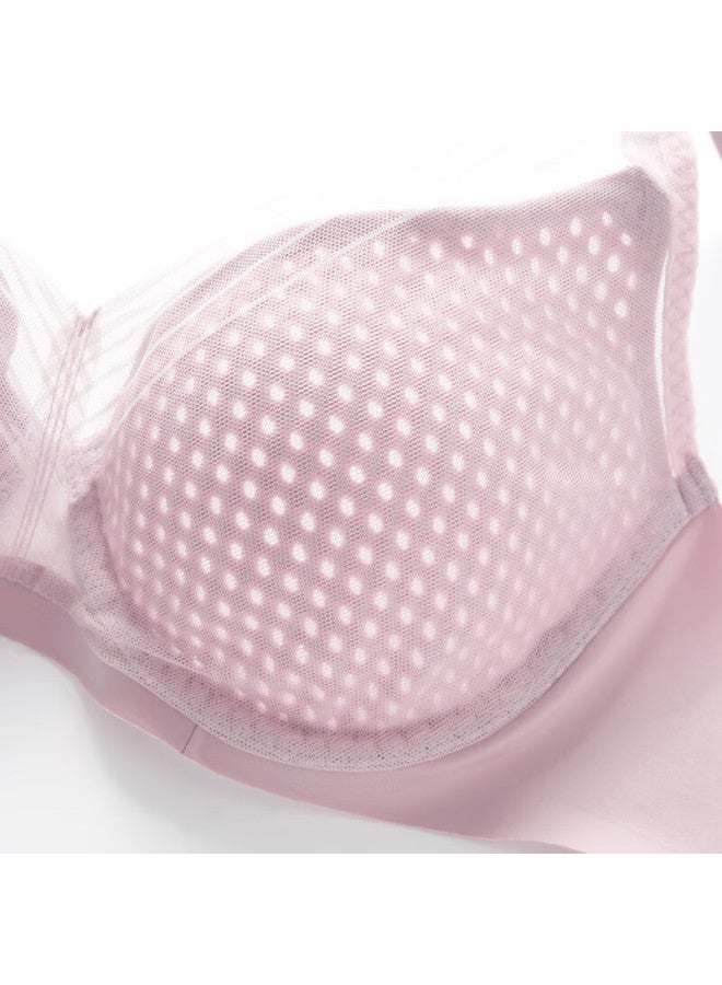 Embry Form Song Yi Same Style Wind Nest Cup Thin Slimming Bra Women's Underwear Ebw0457 Lotus Color Lav 75b - Image 3