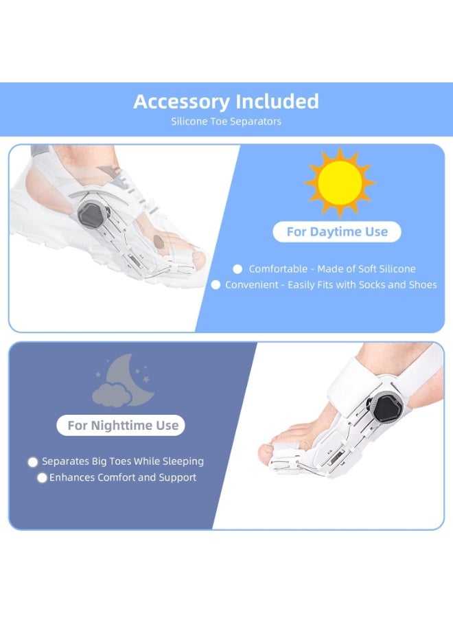 دعامة إصبع القدم القابلة للتعديل – دعم عملي لتصحيح وضع الإصبع – مثالية للاستخدام اليومي - Image 4