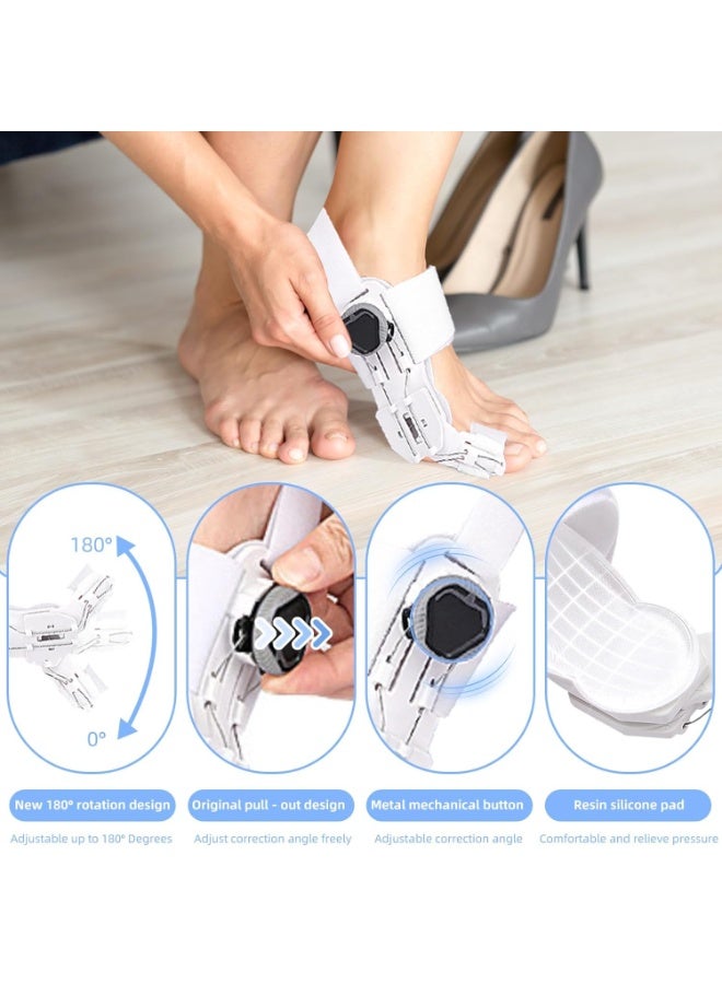 دعامة إصبع القدم القابلة للتعديل – دعم عملي لتصحيح وضع الإصبع – مثالية للاستخدام اليومي - Image 5