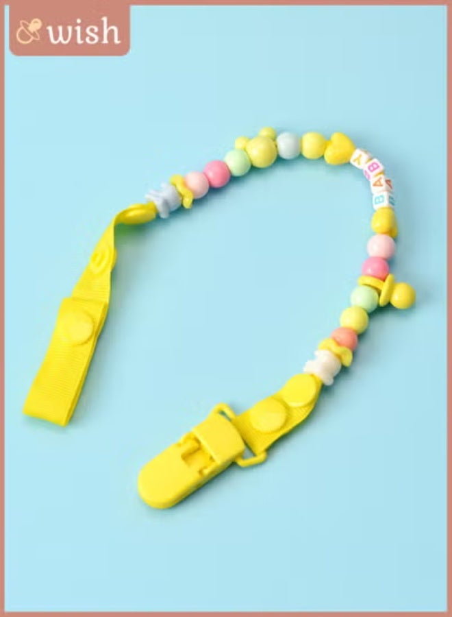 Wish Baby Pacifier Clip Pacifier Holder Clip with Convenient Hook Loop - Image 1