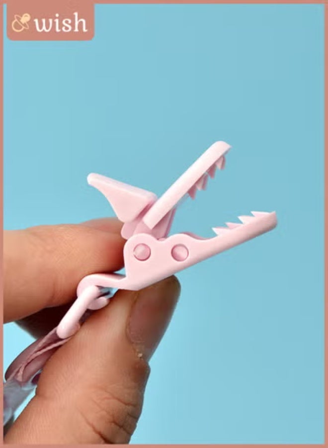 Wish Baby Pacifier Clip Pacifier Holder Clip with Convenient Hook Loop - Image 3