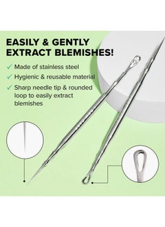 Dual-Tip Pimple Popper - Proper Popper | Blackhead Remover Tool, Pimple Popper, Comedone Extractor, 2-In-1 Stainless Steel Lancet, 1 Ea - pzsku/ZF944875A3CA8CC6E87CCZ/45/_/1734182892/bfee4c6f-7ecd-46ce-8718-4a4b93d66b72