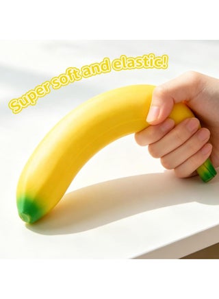 Peanut Squishy, Banana Squishy, 2026 New Slow Rising Stress Relief, Realistic Shaped Squeezes Balls, Adult Office Soft Cute Fruit Anxiety Relief Dough Decompression Gift (2pc) - view 5