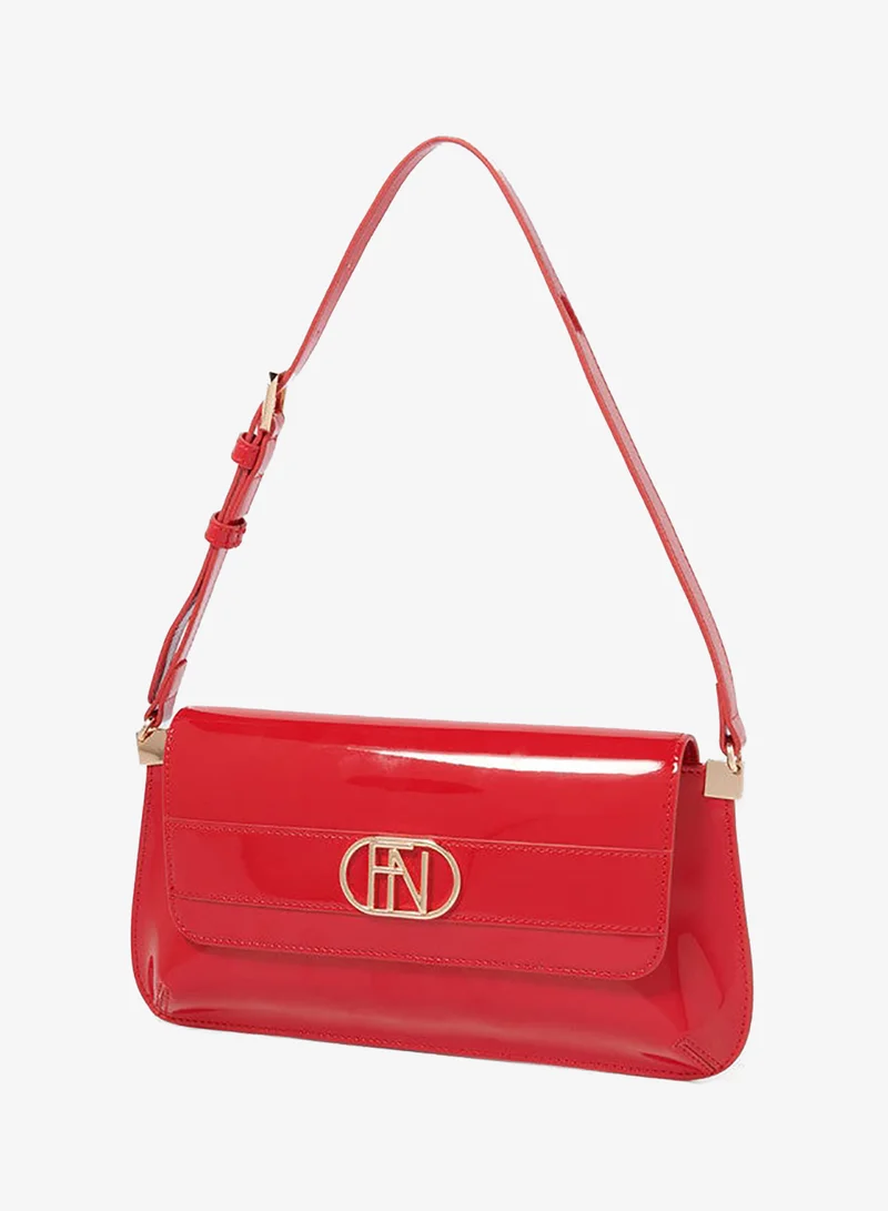 Forever New  SHILOH Glossy Shoulder Bag for Women | Best Price UAE