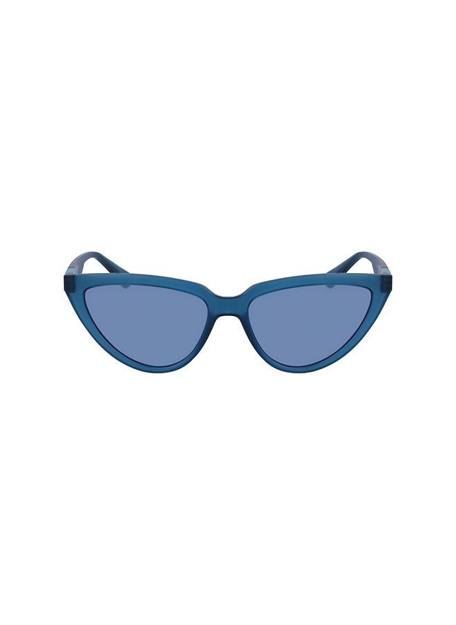 Calvin Klein Jeans Women's UV Protection Cat Eye Sunglasses - CKJ23658S-460-5616 - Lens Size: 56 Mm  - Image 1