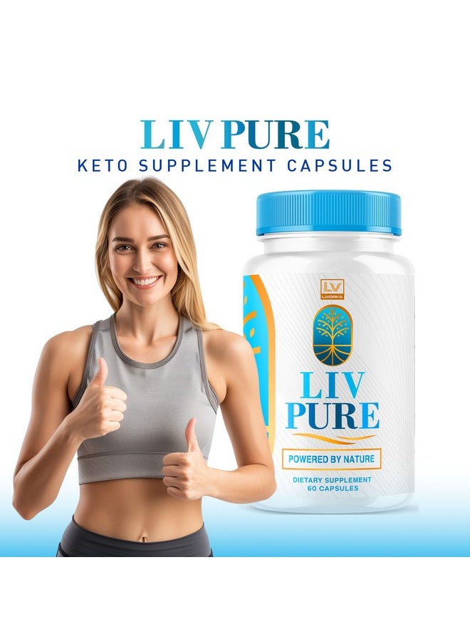 LIVORKA (3 Pack) Liv Pure, Liv Pure Reviews, Liv Pure Pills, Liv Pure Pills Reviews, Livpure, Liv Pure Capsules Liver, LivPure Pill Now in Capsules, 180 Capsules for 90 Day.  - Image 2
