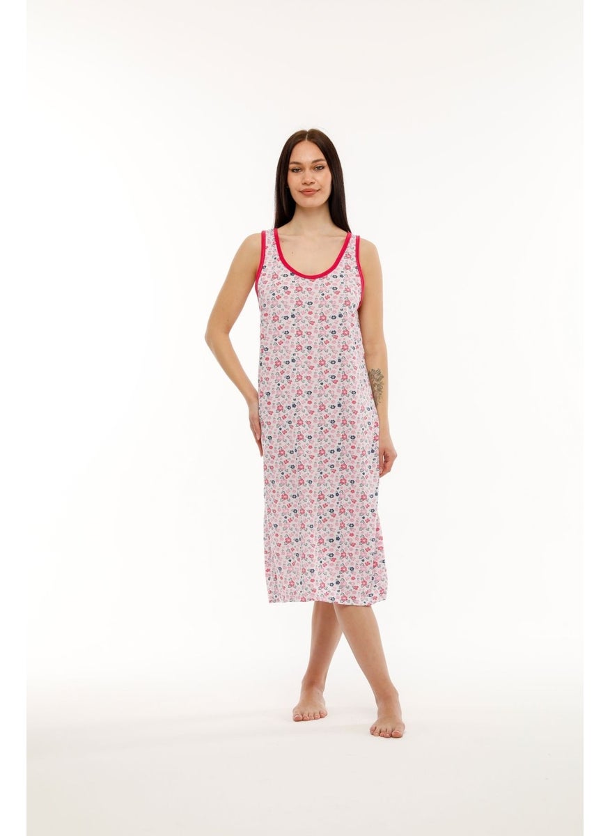 Seva Thick Strap Cotton Combed Fabric Comfortable Fit Nightgown  - Image 1