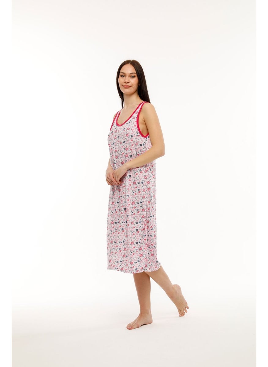 Seva Thick Strap Cotton Combed Fabric Comfortable Fit Nightgown  - Image 4