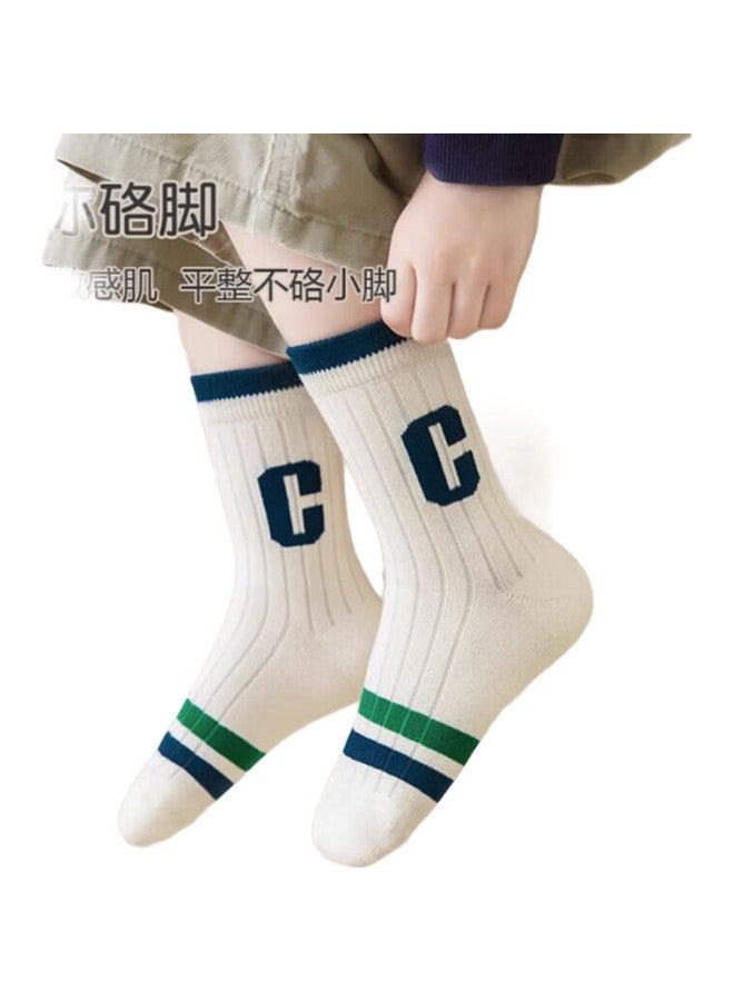 yimian Autumn And Winter New Children'S Socks [Combed Cotton, Antibacterial] Mid-Calf Boys' Cartoon Baby Cotton Socks - Image 2