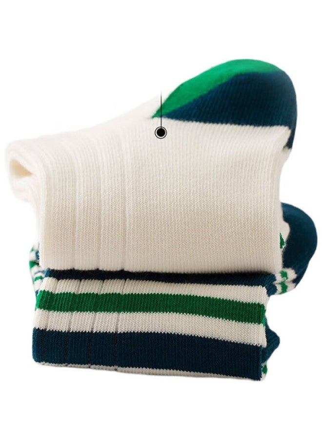 yimian Autumn And Winter New Children'S Socks [Combed Cotton, Antibacterial] Mid-Calf Boys' Cartoon Baby Cotton Socks - Image 1