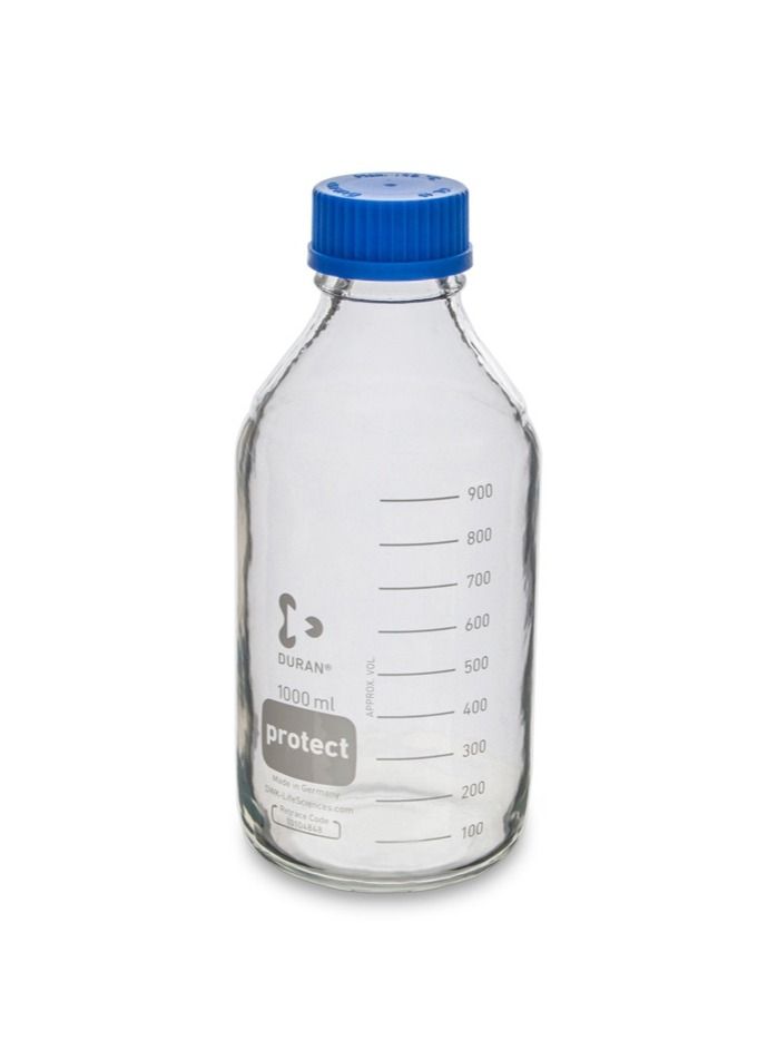 PARO OUD DURAN® Original Laboratory Bottle I 1000ML I clear Bottle I  Screw Cap I  - Image 1