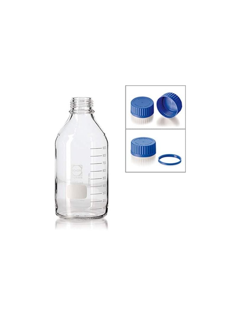 PARO OUD DURAN® Original Laboratory Bottle I 1000ML I clear Bottle I  Screw Cap I  - Image 3